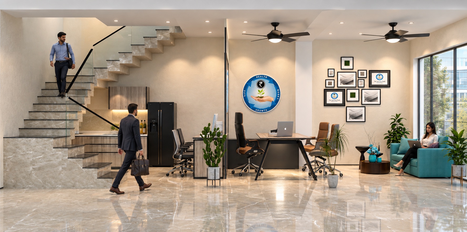 Happy Finance — Commercial Office Interior — view 2